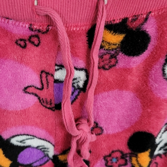 Disney PJ Fuzzy Pants XL Pink Minnie Mouse - Picture 3 of 6